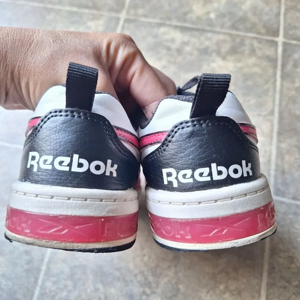 Reebok Royal Prime Step N Flash Kids Girls Sneakers Pink White Black US 13.5